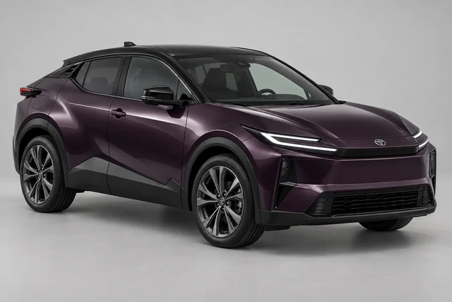 Toyota C-HR+ – original genereret modelillustration