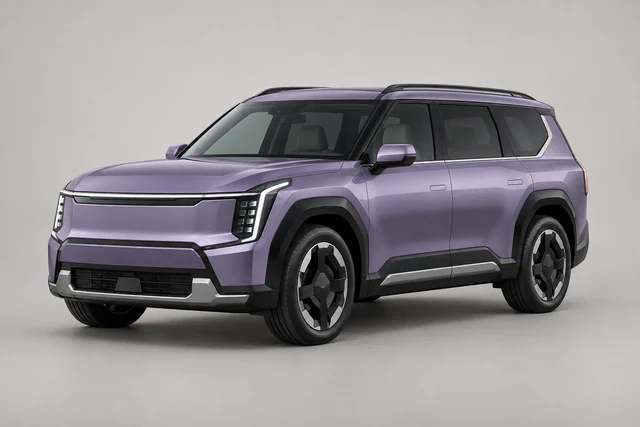 Kia EV9 – original genereret modelillustration