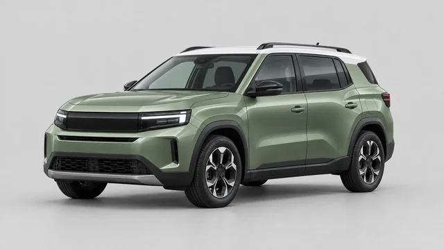 Opel Frontera Electric – original genereret modelillustration