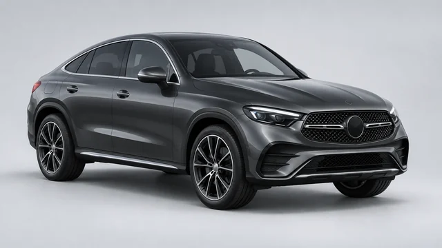Mercedes-Benz GLC Coupé – original genereret modelillustration
