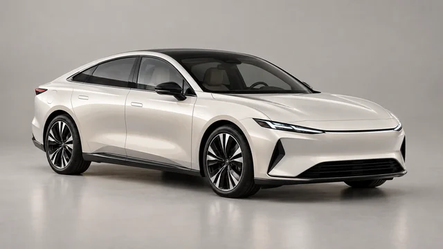 Mazda6e – original genereret modelillustration