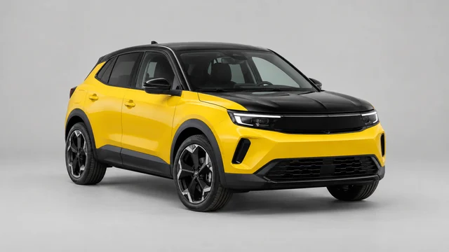 Opel Mokka Electric – original genereret modelillustration
